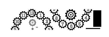 Đồng hồ số đen 3